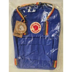 Fjällräven Kanken Special Edition Blue and Rainbow Backpack Outdoors